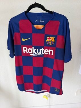 Nike FC Barcelona 2019/20 Home Jersey Men’s Large Rakuten LaLiga Dri-FIT